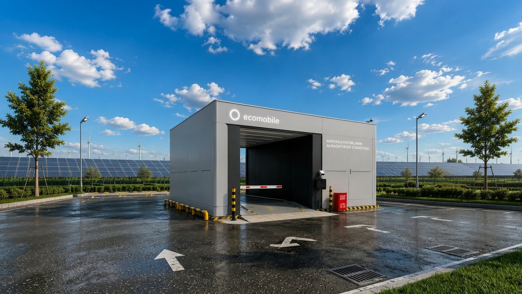Станция замены батарей Ecomobile
